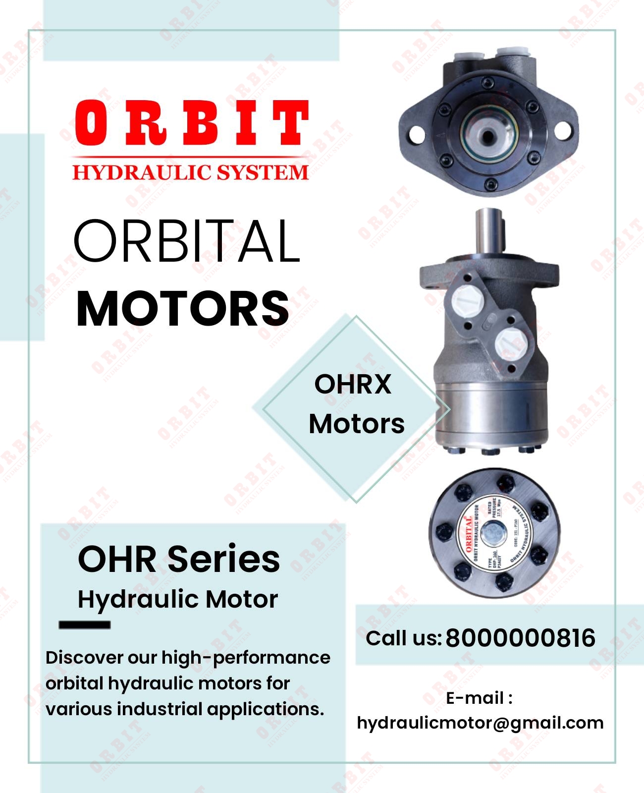 Danfoss OMM OMP OMR OMS Hydraulic Motor OMP X - 60 11186086 White Hydraulic Motor